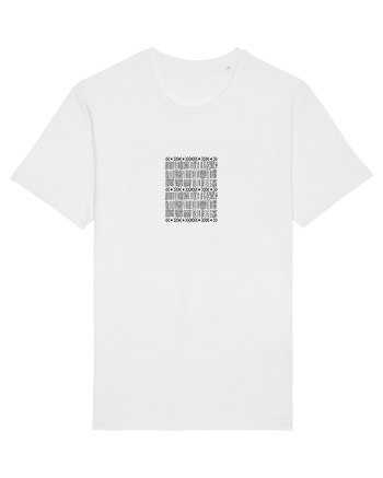 African Pattern White