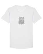 African Pattern Tricou mânecă scurtă guler larg Bărbat Skater