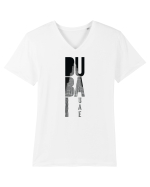 Dubai U A E Tricou mânecă scurtă guler V Bărbat Presenter