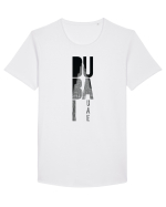 Dubai U A E Tricou mânecă scurtă guler larg Bărbat Skater