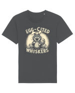 Eggcited wiskers Tricou mânecă scurtă Unisex Rocker