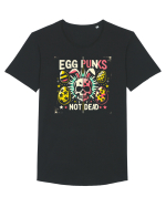 Egg punks not dead Tricou mânecă scurtă guler larg Bărbat Skater