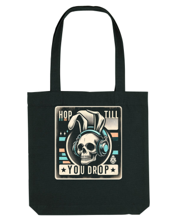 Hop till you drop - punk Easter bunny Black