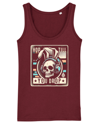 Hop till you drop - punk Easter bunny Burgundy
