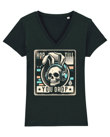 Hop till you drop - punk Easter bunny Black