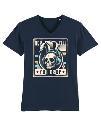 Hop till you drop - punk Easter bunny French Navy