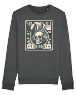 Hop till you drop - punk Easter bunny Bluză mânecă lungă Unisex Rise