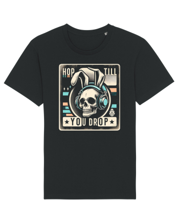 Hop till you drop - punk Easter bunny Black