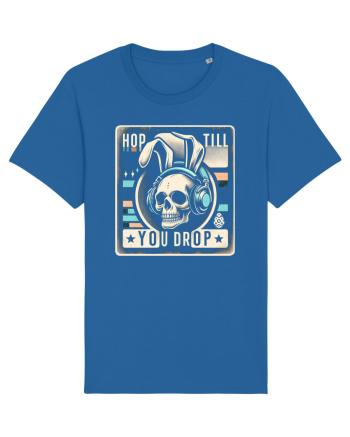Hop till you drop - punk Easter bunny Royal Blue