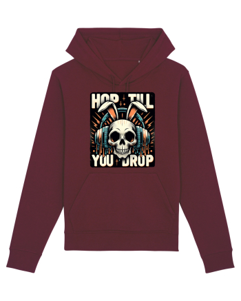 Hop till you drop - punk Easter bunny Burgundy