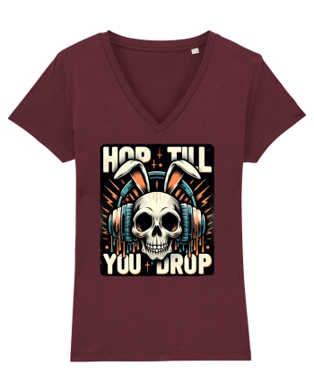 Hop till you drop - punk Easter bunny Burgundy