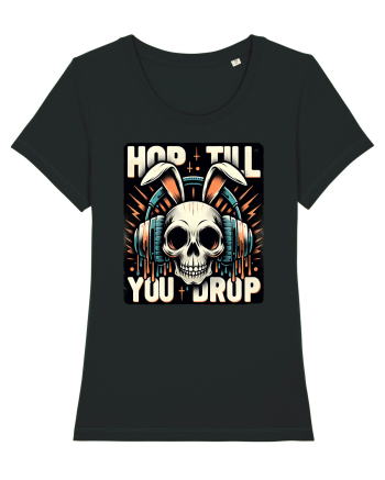 Hop till you drop - punk Easter bunny Black