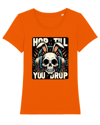 Hop till you drop - punk Easter bunny Bright Orange
