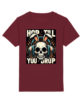 Hop till you drop - punk Easter bunny Burgundy