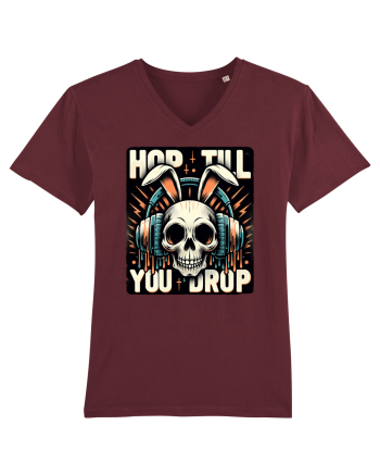 Hop till you drop - punk Easter bunny Burgundy