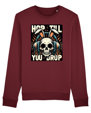 Hop till you drop - punk Easter bunny Burgundy