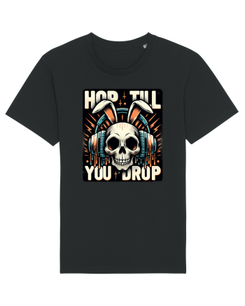Hop till you drop - punk Easter bunny Black