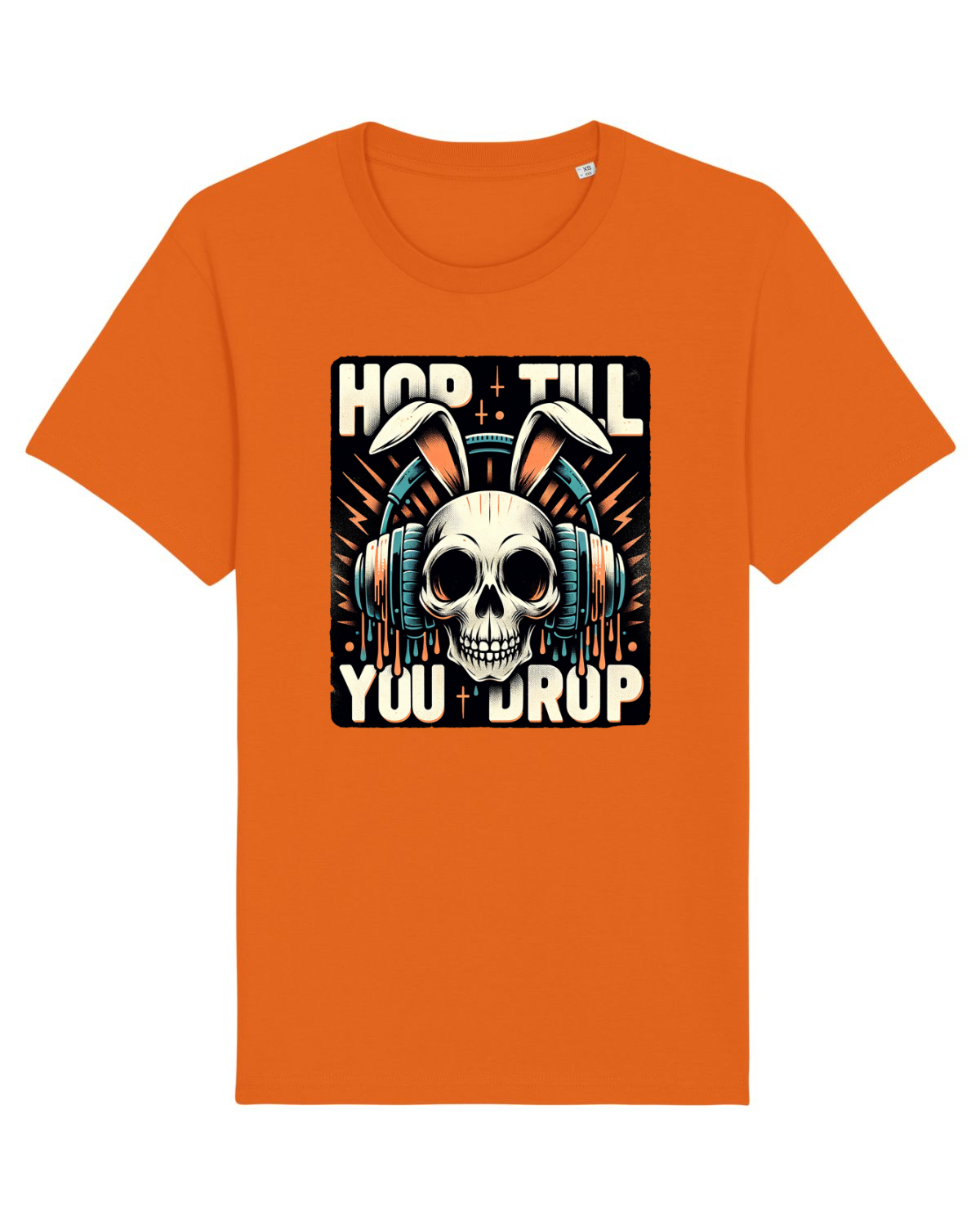 Tricou mânecă scurtă Unisex Rocker Bright Orange