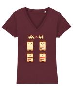 Cute UX-UI Designer Tricou mânecă scurtă guler V Damă Evoker