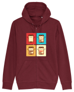 Cute UX-UI Designer Hanorac cu fermoar Unisex Connector