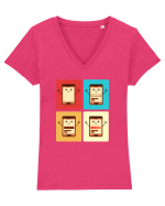 Cute UX-UI Designer Tricou mânecă scurtă guler V Damă Evoker