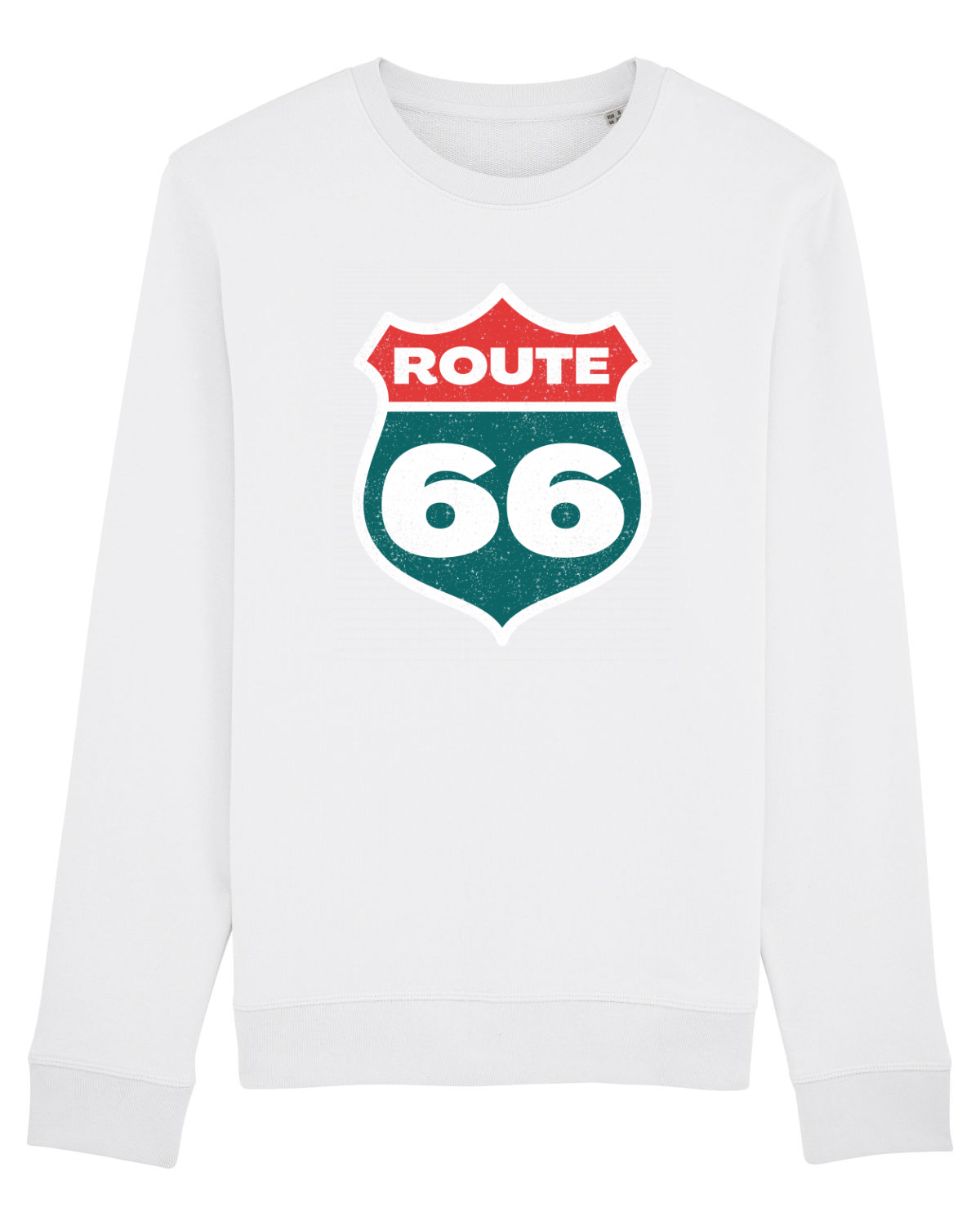 Bluză mânecă lungă Unisex Rise White