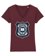 Grammar Police Tricou mânecă scurtă guler V Damă Evoker