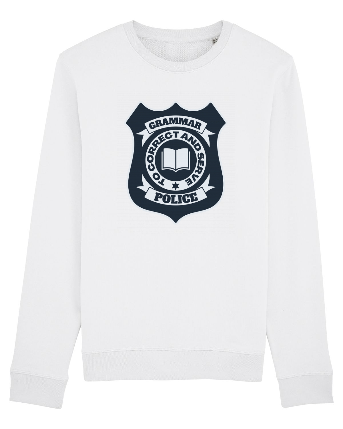 Bluză mânecă lungă Unisex Rise White