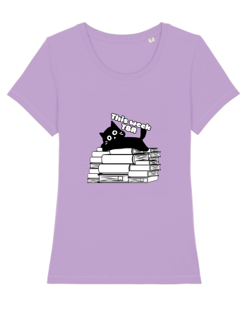 Bookish cat Lavender Dawn