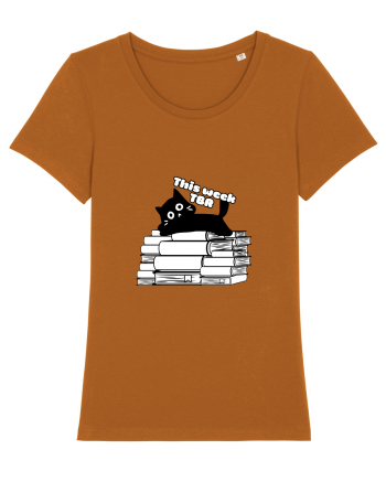 Bookish cat Roasted Orange