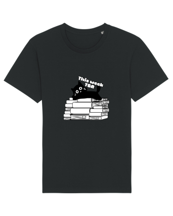 Bookish cat Black