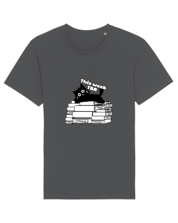 Bookish cat Anthracite
