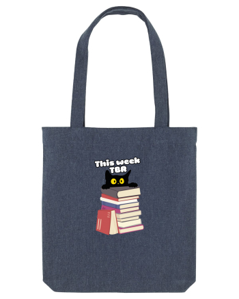Bookish cat Midnight Blue