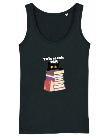 Bookish cat Black