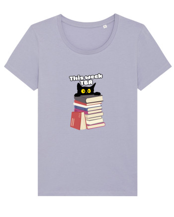 Bookish cat Lavender