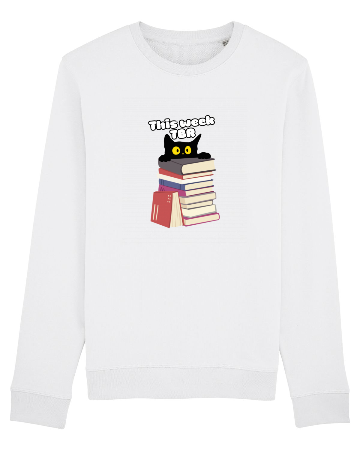 Bluză mânecă lungă Unisex Rise White