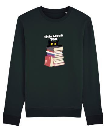 Bookish cat Black