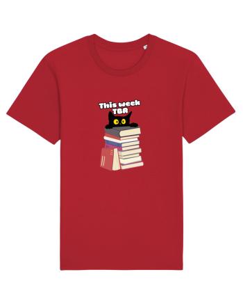 Bookish cat Red