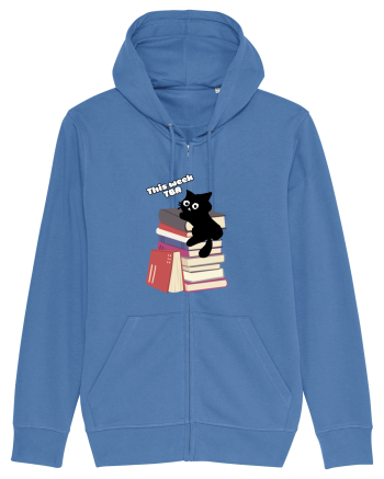 Bookish cat Bright Blue