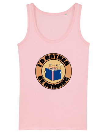 Bookish cat Cotton Pink