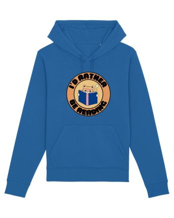 Bookish cat Royal Blue