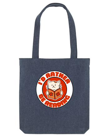 Bookish cat Midnight Blue