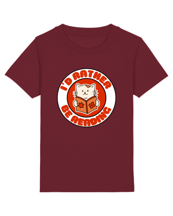 Bookish cat Burgundy