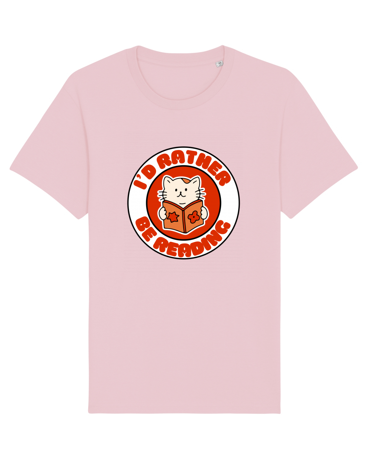 Tricou mânecă scurtă Unisex Rocker Cotton Pink