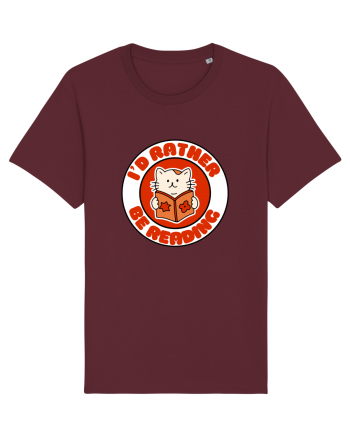 Bookish cat Burgundy