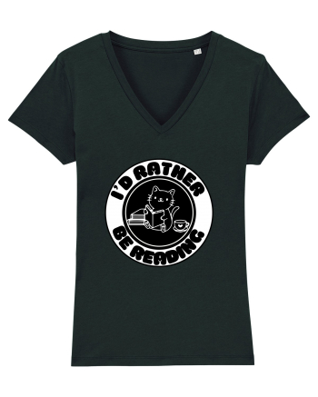 Bookish cat Black