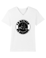 Bookish cat Tricou mânecă scurtă guler V Bărbat Presenter