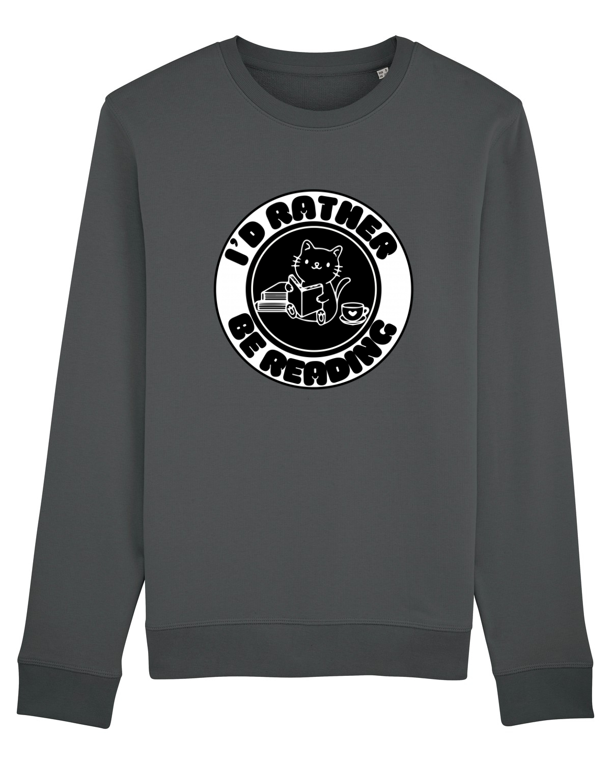 Bluză mânecă lungă Unisex Rise Anthracite