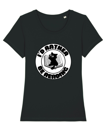 Bookish cat Black