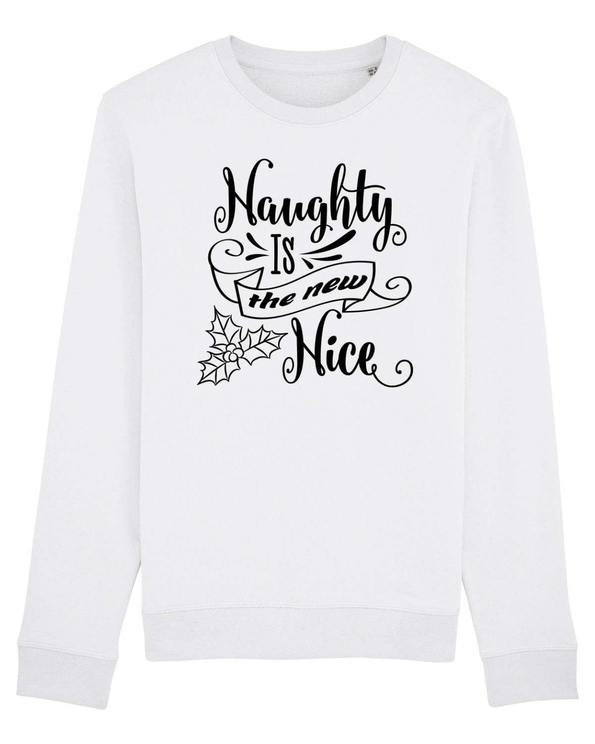 Bluză mânecă lungă Unisex Rise White